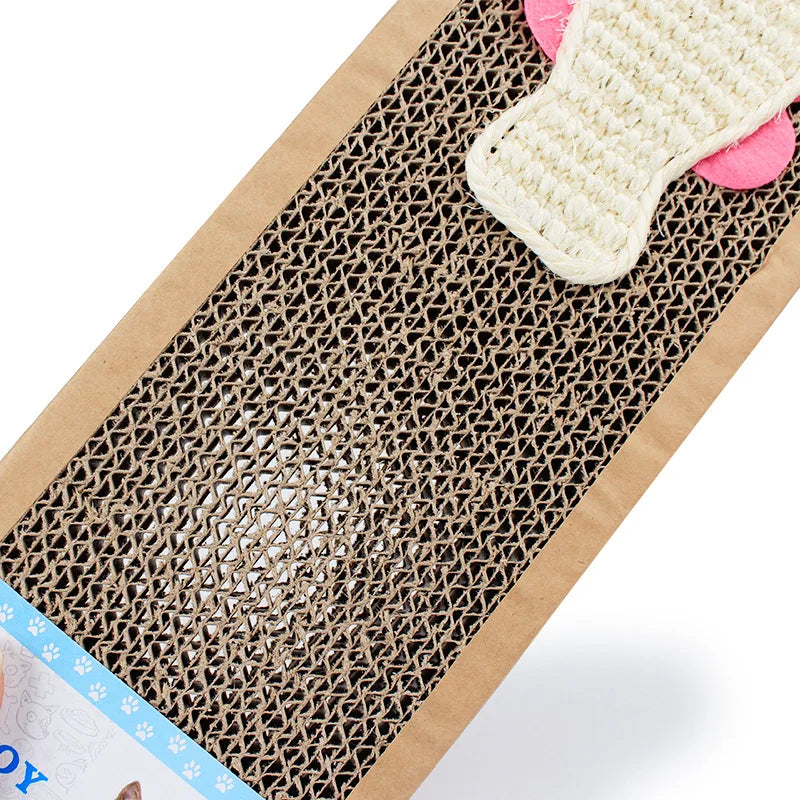 Cat Scratching Board - Corrugated Cardboard Scratch Pad 37x12cm – image 4