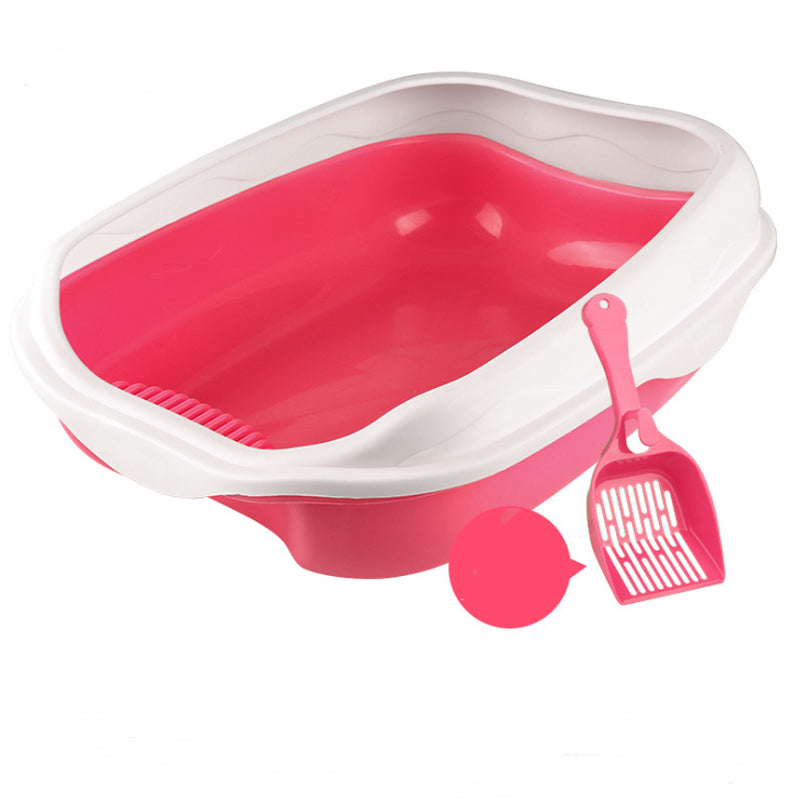Semi-Enclosed Splash-Proof Cat Litter Box – image 8
