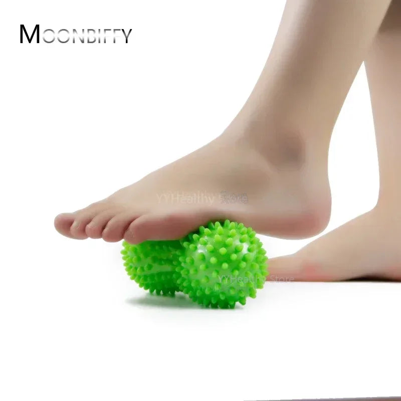 Peanut Massage Ball – Double Lacrosse Ball for Back, Neck and Feet – image 3