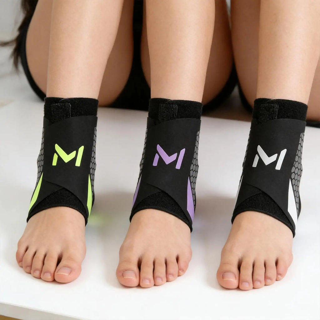 Ankle Compression Sleeve with Strap, Breathable Sports Brace – image 7