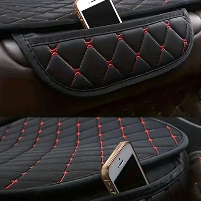Car Seat Cushion Cover Set 3-Piece Breathable Universal Protector Pads – image 5