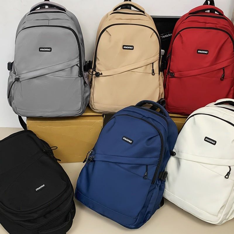 Laptop Backpack – Lightweight Large-Capacity Travel Bag, White – image 2