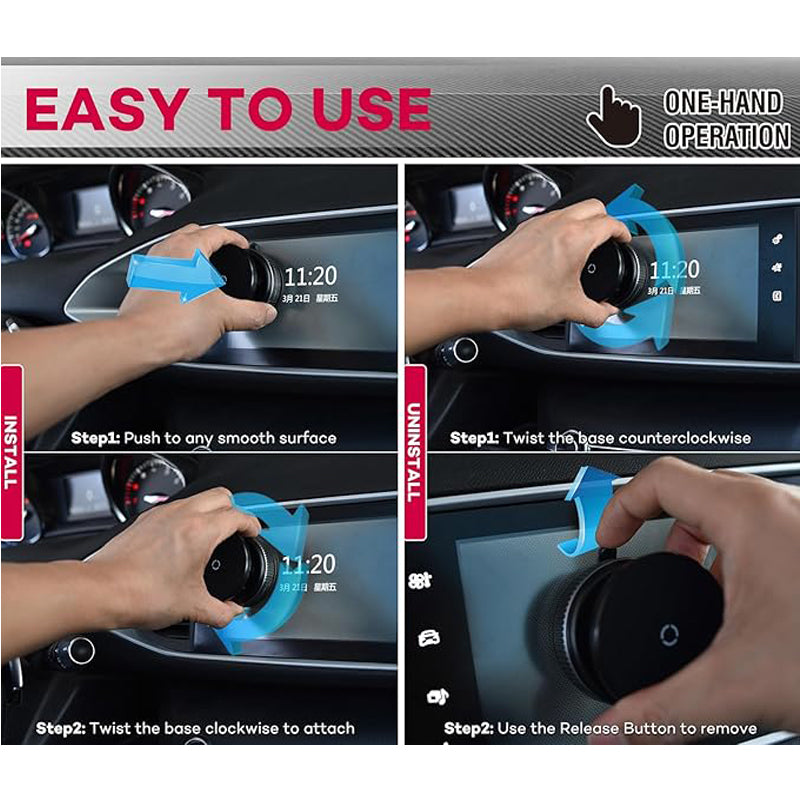 Magnetic Car Phone Mount – Vacuum Suction with 20 N56 Magnets – image 5