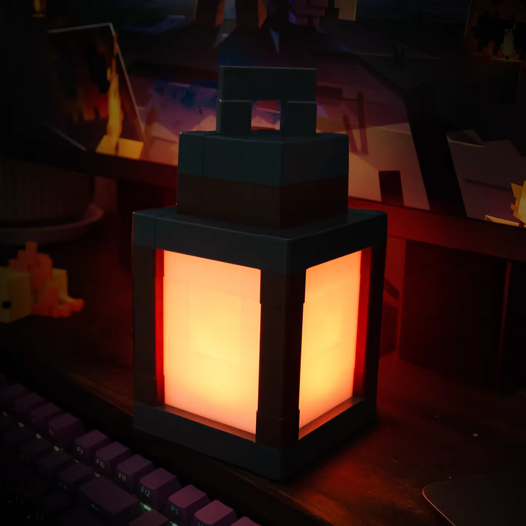 Pixel Art Lantern Night Light - Portable 16-Color LED Tabletop Lamp – image 6