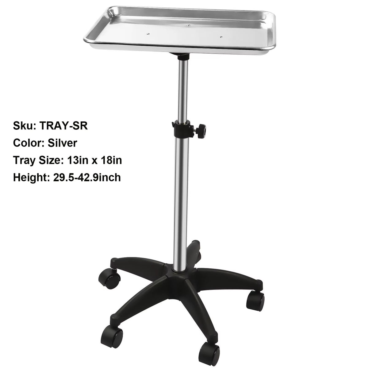 360° Rotating Beauty Salon Cart with Wheels - Organizer with Adjustable Height, Ultimate Salon Utility Cart