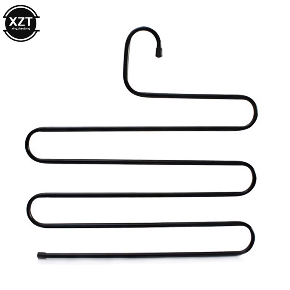 Pants Hanger Rack - S-Type Stainless Steel, 5 Layer