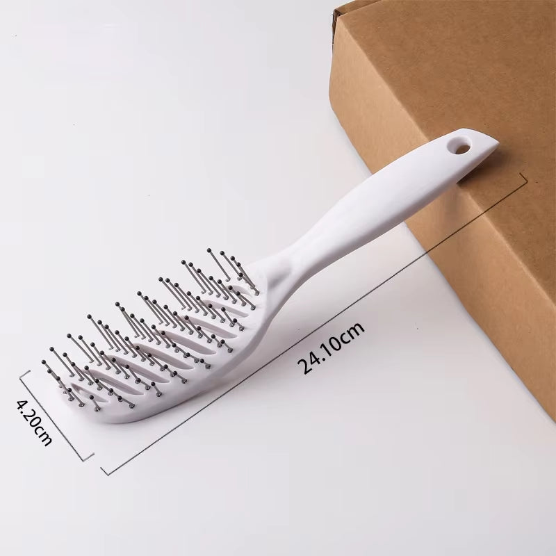 Detangling Hair Brush 9-Row Styling Brush for Wet or Dry Hair – image 6