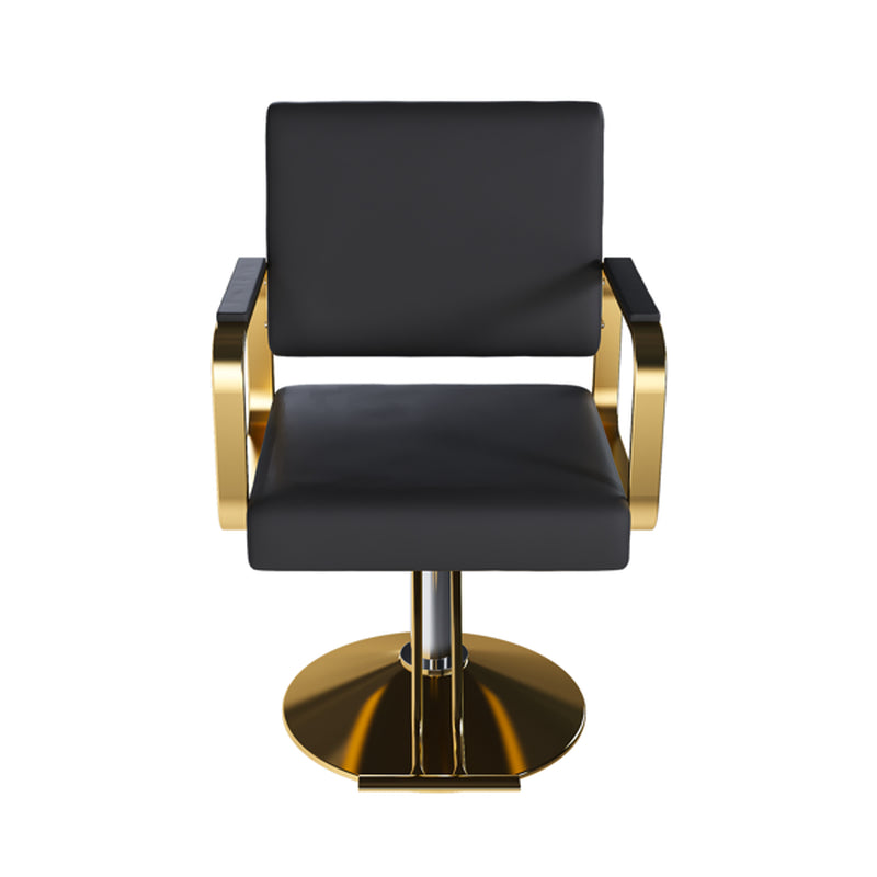 Hydraulic Pump Hairdressing Chair, 360 Swivel Non-Tilting Styling Seat – image 1