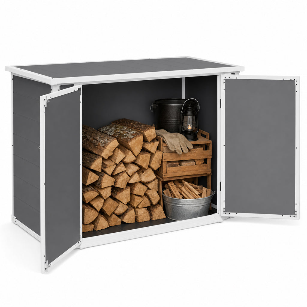 Outdoor Storage Shed Horizontal with Ramp and Lockable Lid, 33 cu ft – image 11
