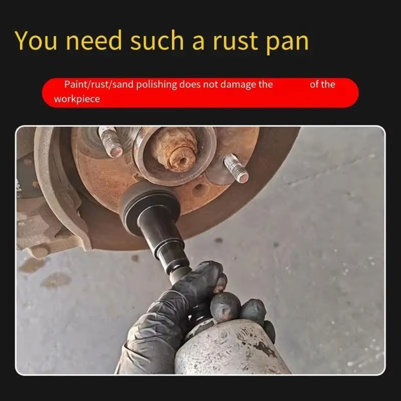 Mechanic Wheel Hub Cleaning Kit for Drill, Brake Hub & Stud Rust Removal