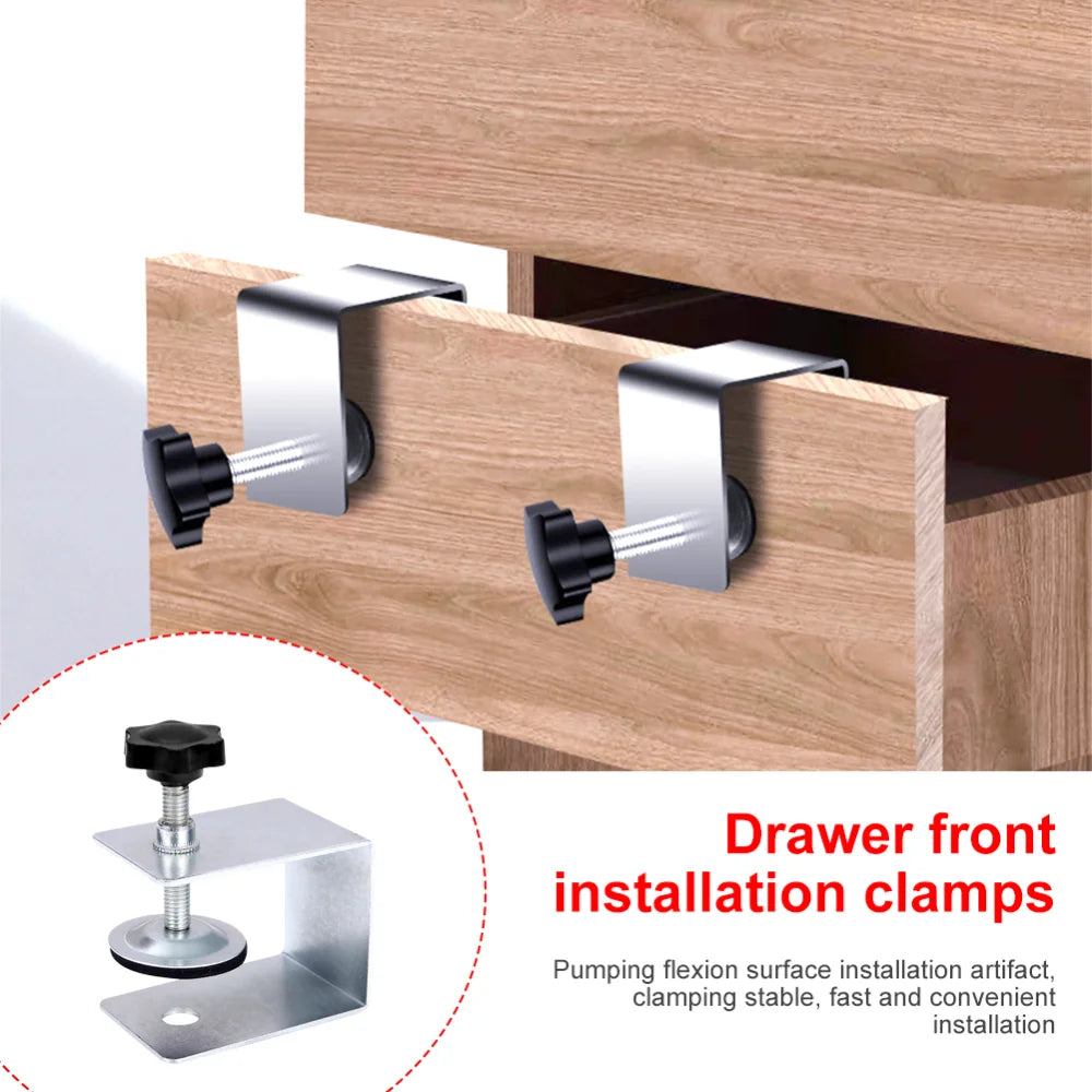 Drawer Front Installation Clamps - Cabinet Panel Mounting Jig – image 3