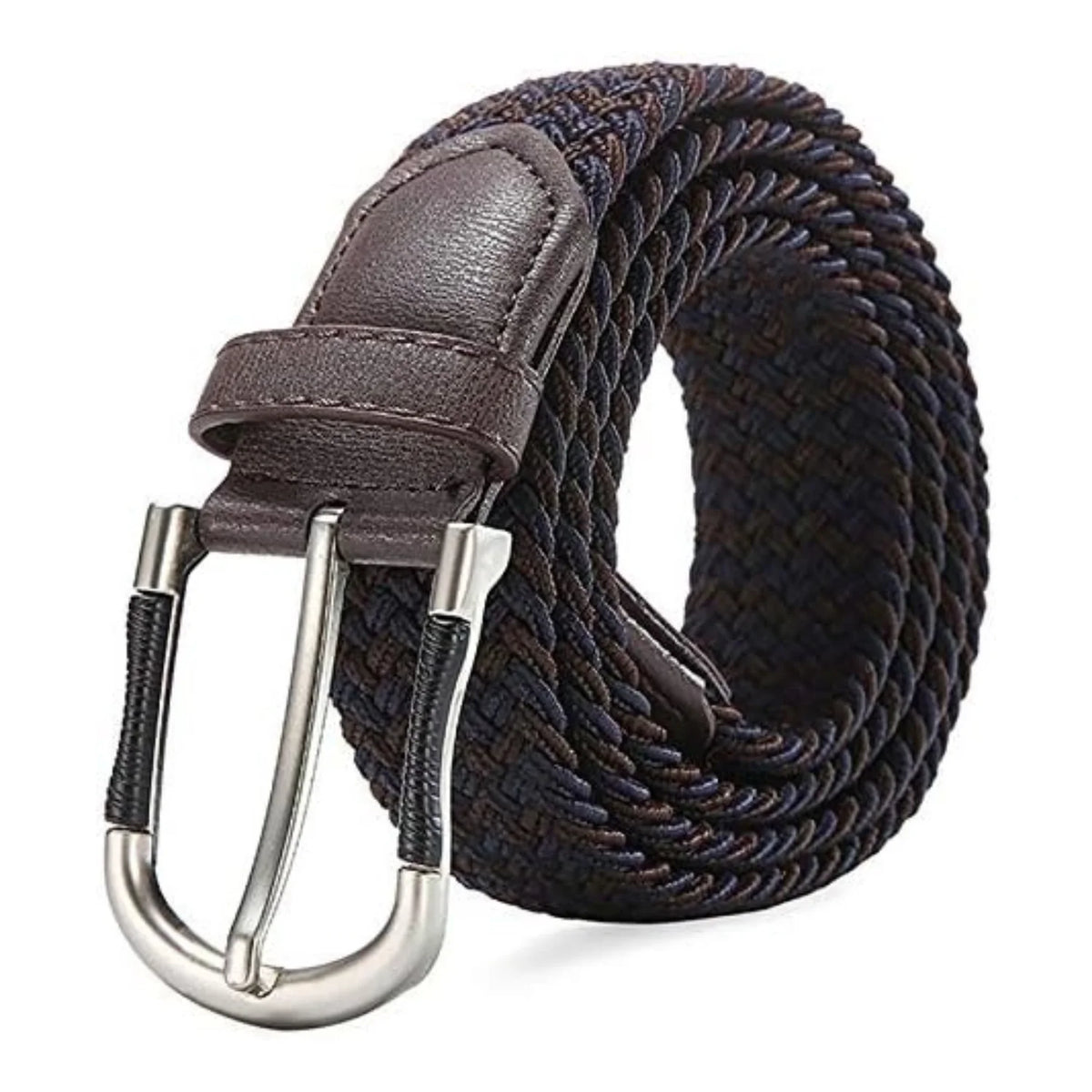 Elastic Braided Belt, Woven Stretch Belt for Women and Men, 41 in – image 5