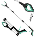 Litter Picker Grabber - Foldable 43 in Reacher with Rotating Jaw