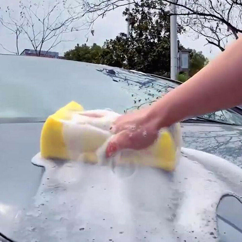 Honeycomb Car Wash Sponge – Coral Foam Scrub for Paint – image 4