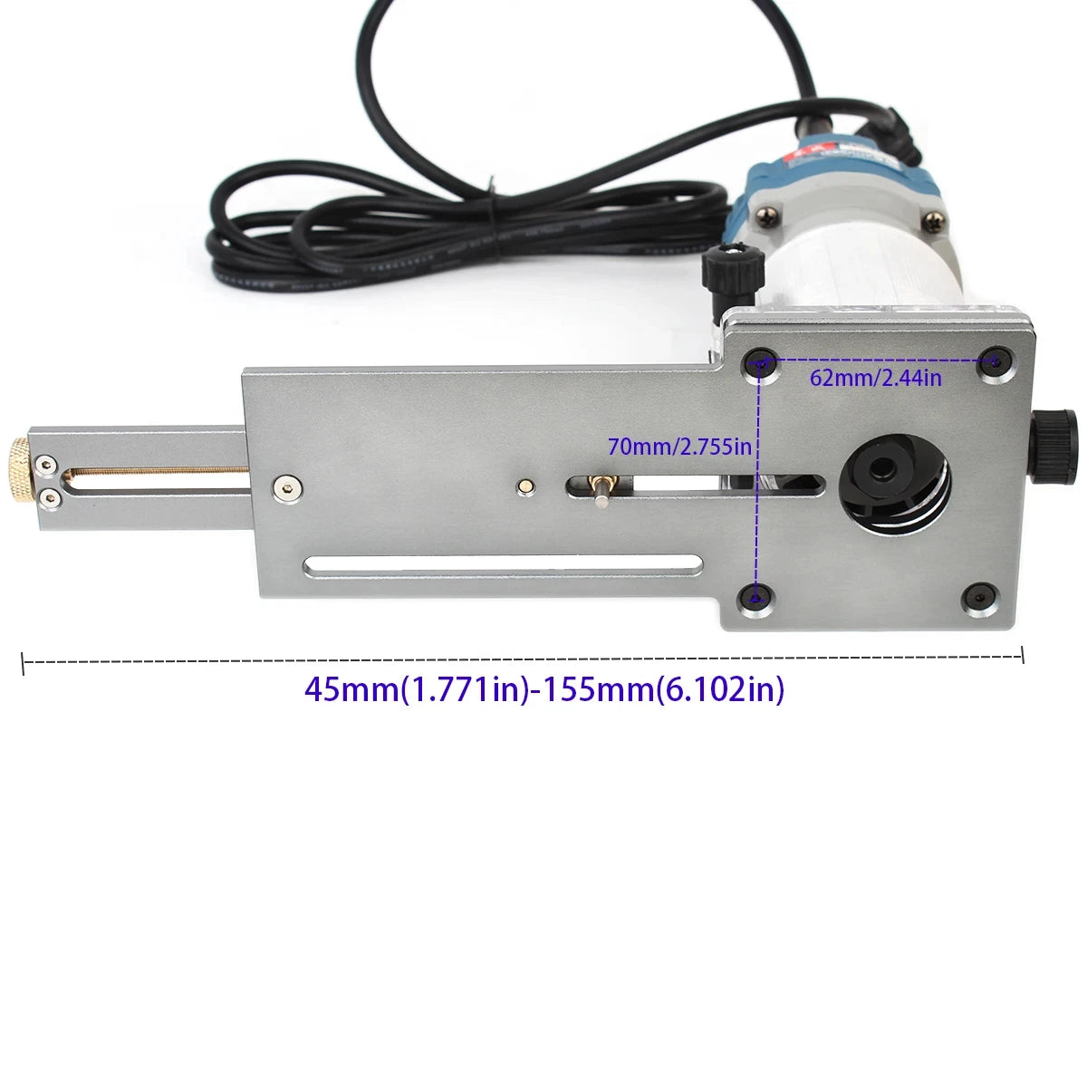 Router Circle Cutting Jig for Trim Routers – 220Mm or 670Mm Arm