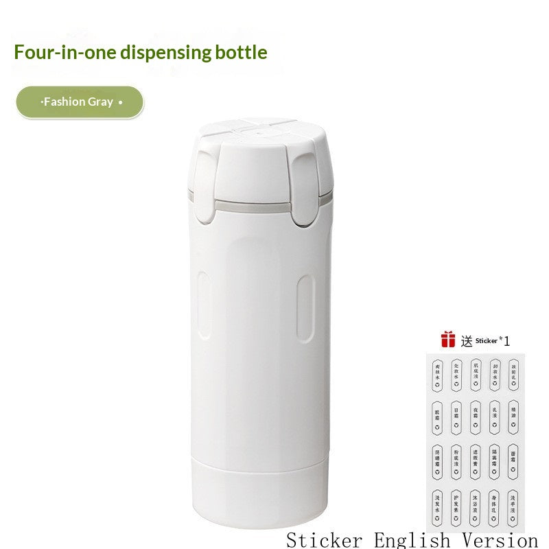 Travel Bottle Set, 4 in 1 Leak Proof Dispenser