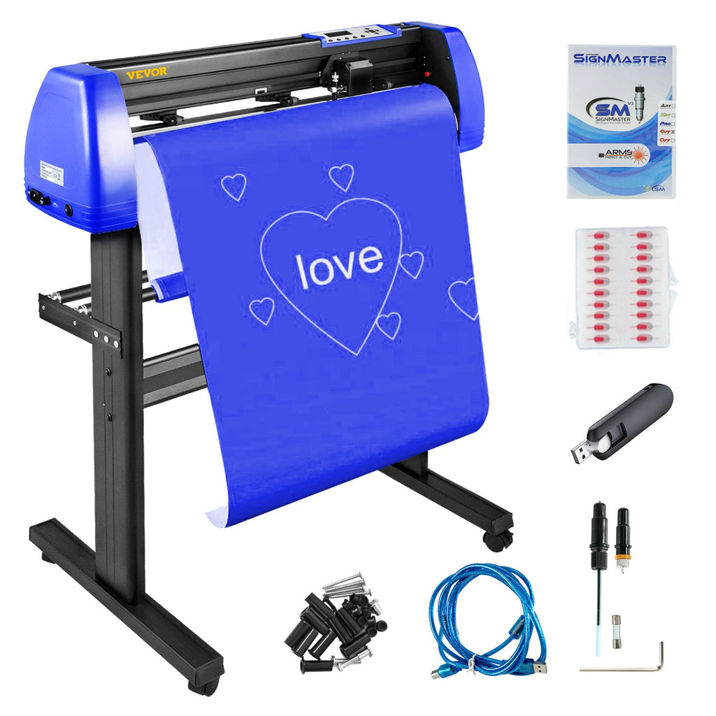 Vinyl Cutter Machine 28 in with Floor Stand and 20 Blades – image 1