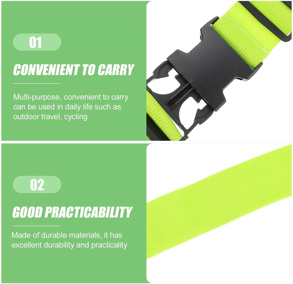 Luggage Straps with Tags, 4-Pack Adjustable Suitcase Belts – image 3