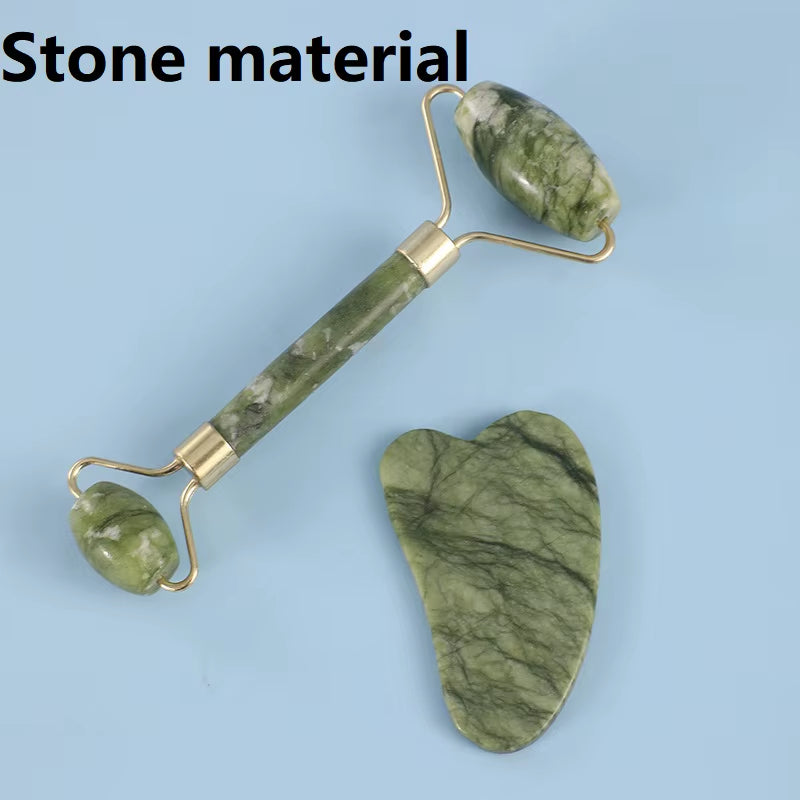 Gua Sha Stone Set - 2-Piece Facial Massage Tool – image 10