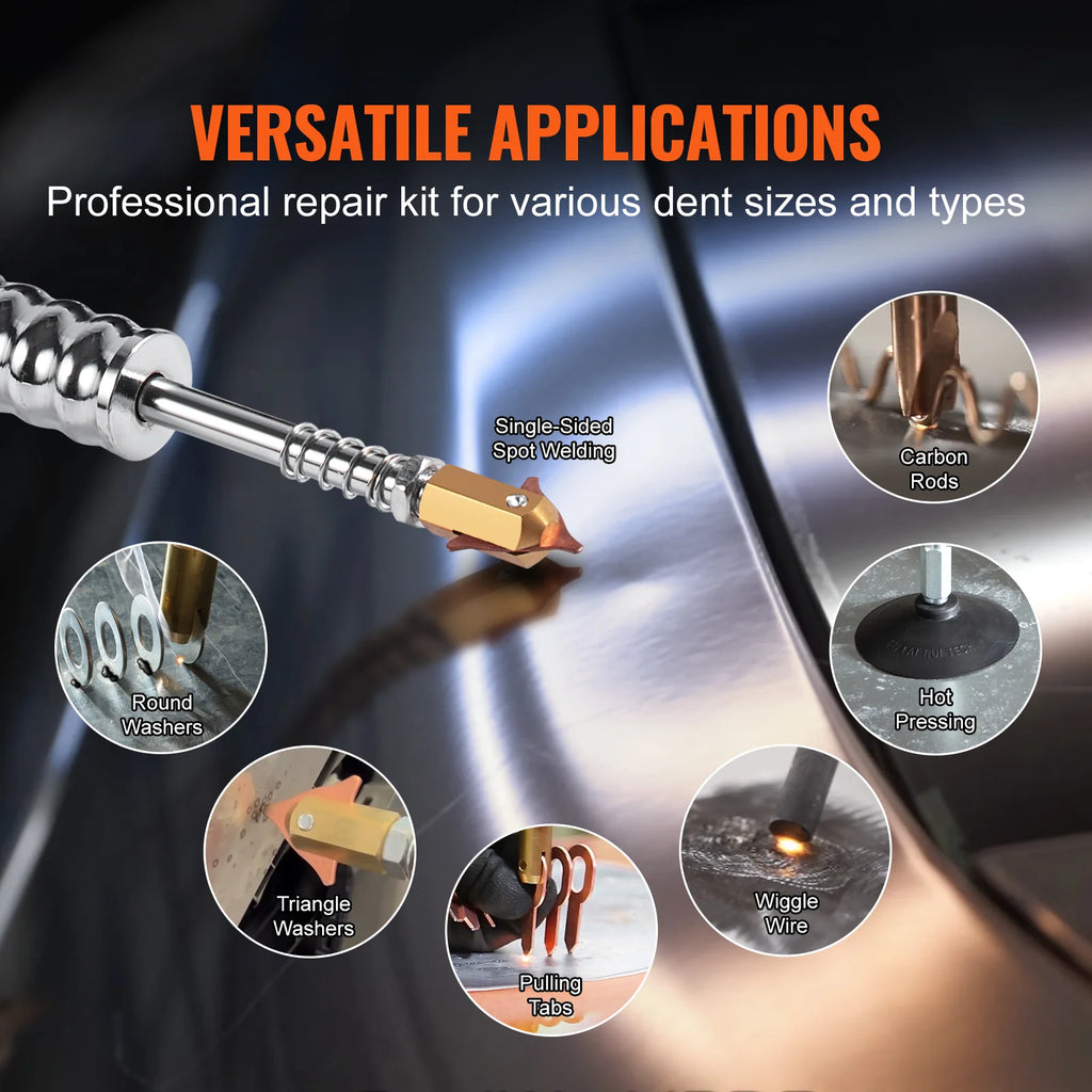 Stud Welder Dent Repair Kit, 1.8KW 110V Auto Body Dent Puller – image 4