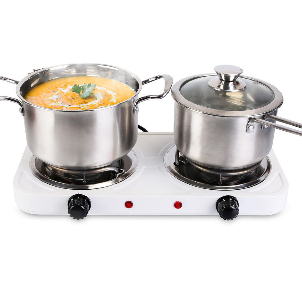 Electric Double Burner Hot Plate, 2000W Portable Countertop Stove – image 17