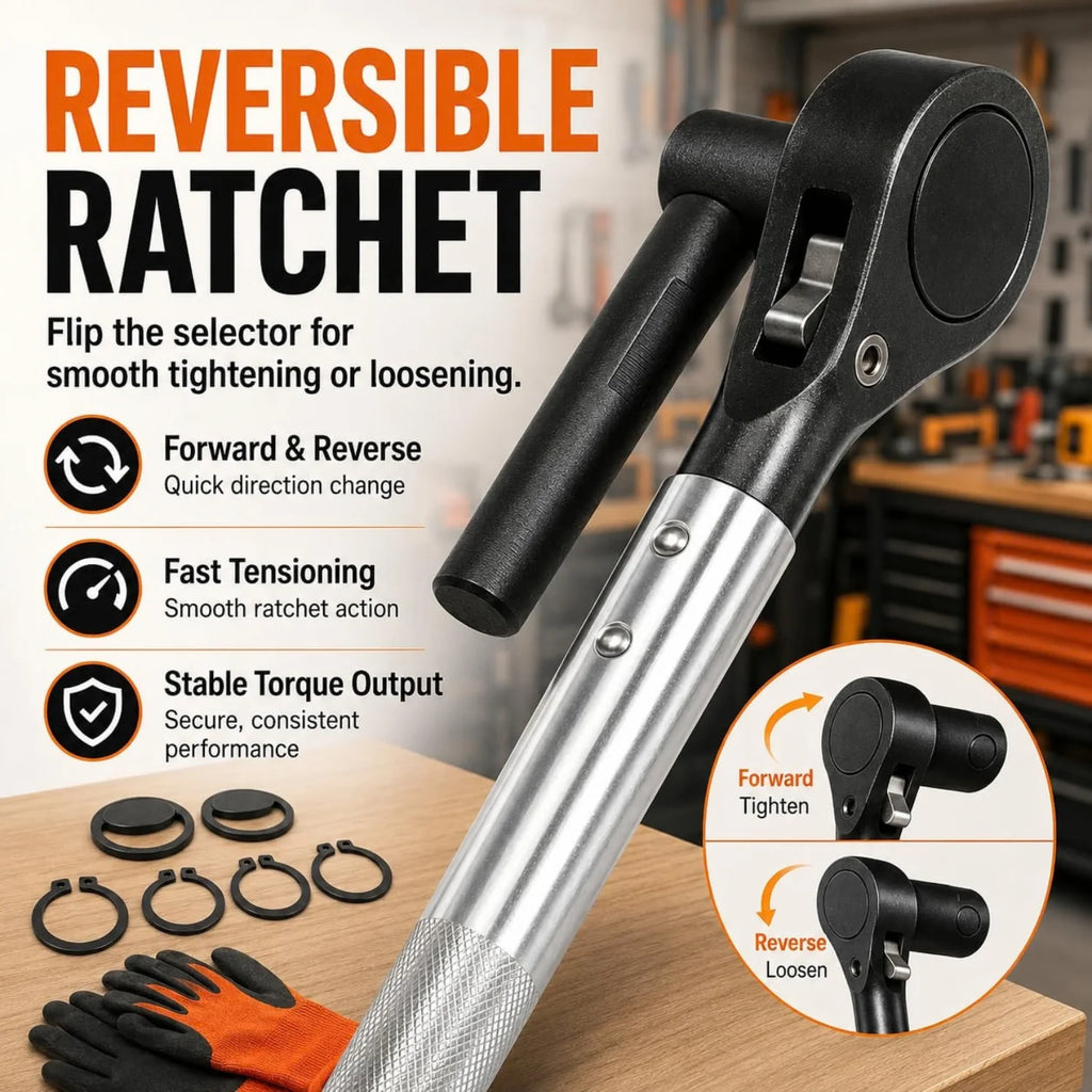 Winch Bar Ratchet for Flatbed Strap Winches, Reversible – image 3