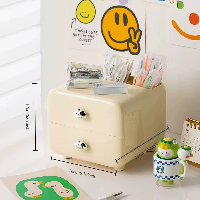 Bunny Desk Drawer Organizer with Pen Holder – image 3