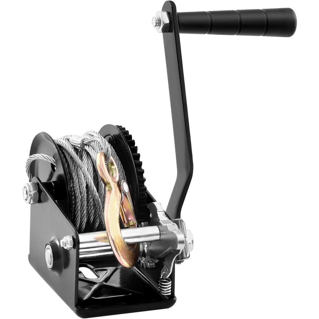 800 lb Hand Crank Boat Trailer Winch with 33 ft Cable – image 9