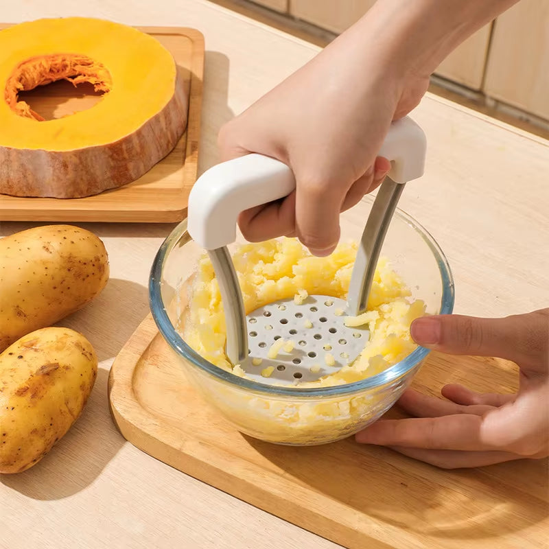 Potato Masher – Non-Slip Manual Vegetable and Fruit Press – image 2