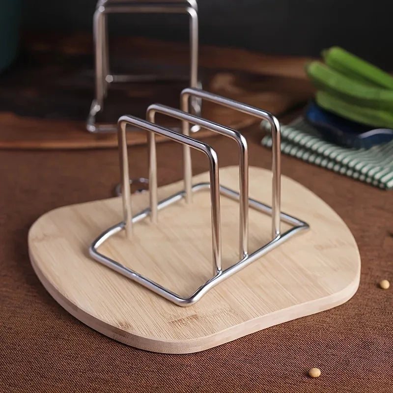 Pot Lid Rack - Stainless Steel Cutting Board Holder – image 2
