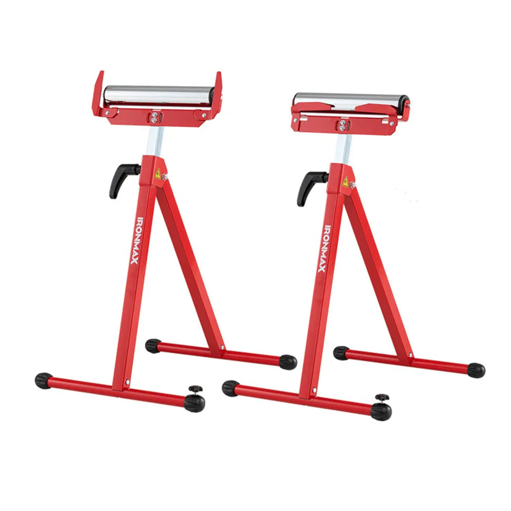 Folding Roller Stand 2-Pack with Edge Guides, 250 lb Each – image 3