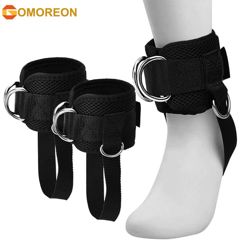Ankle Straps for Cable Machine - Padded Gym Kickback Cuffs – image 2