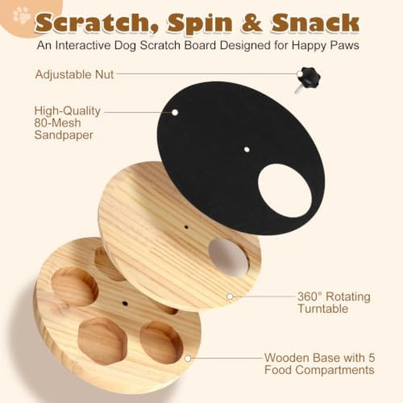 Dog Nail Scratch Board – Adjustable Speed with Treat Box – image 5