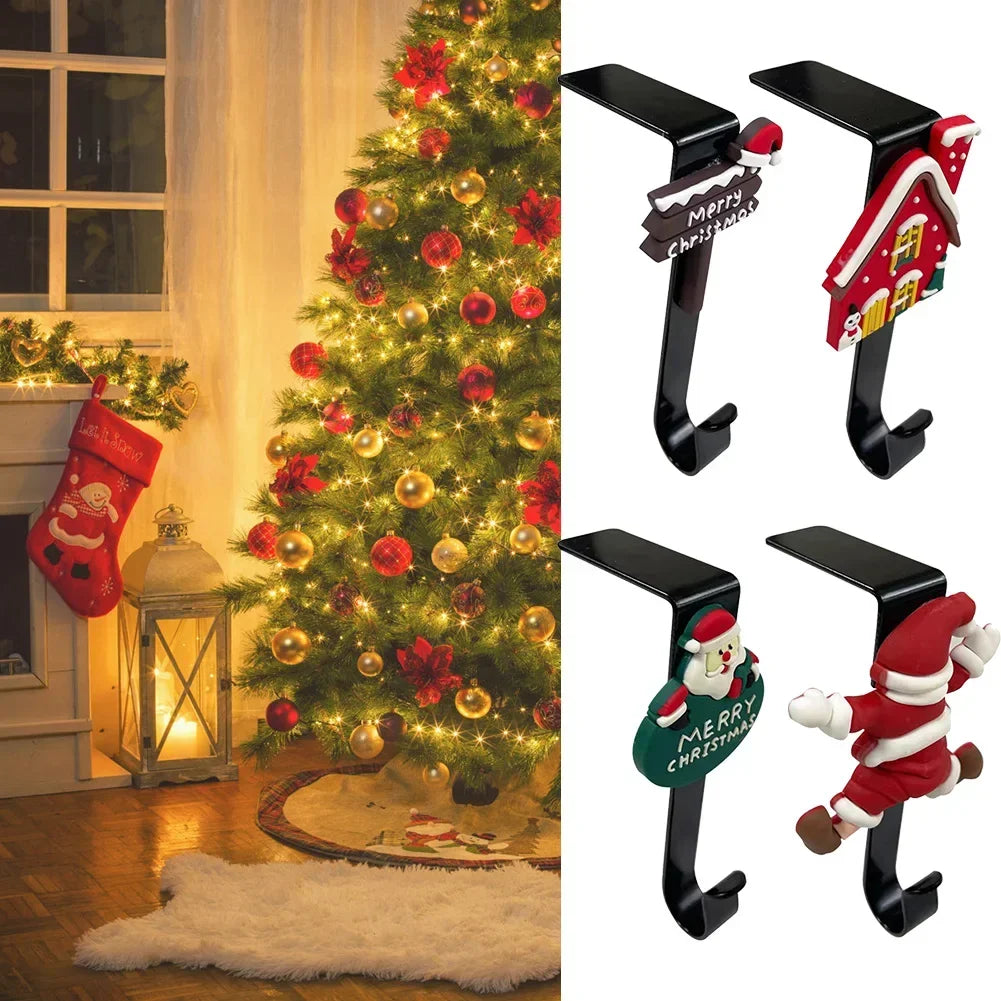 Christmas Stocking Holder - Mantel Hook Hanger – image 4