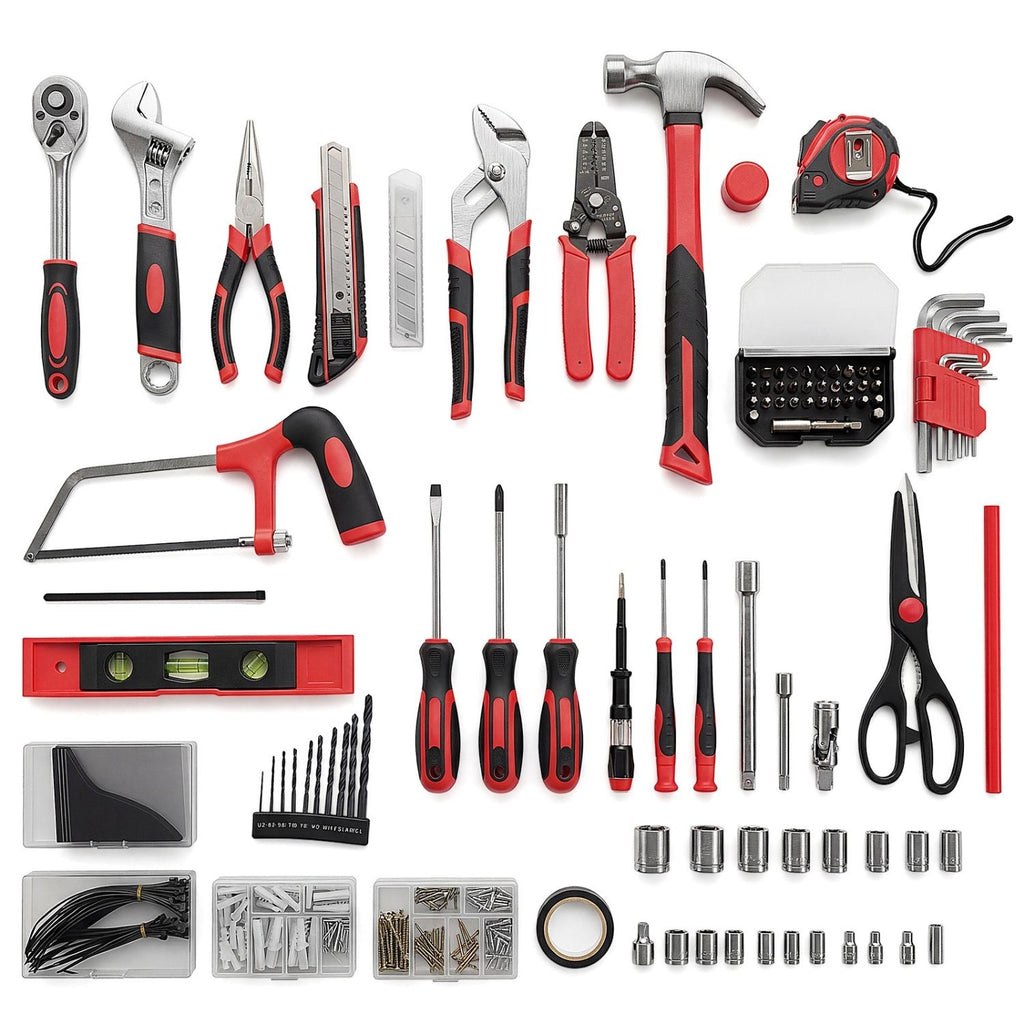 Home Tool Kit – Household and Auto Repair Set with Drawer Box – image 5