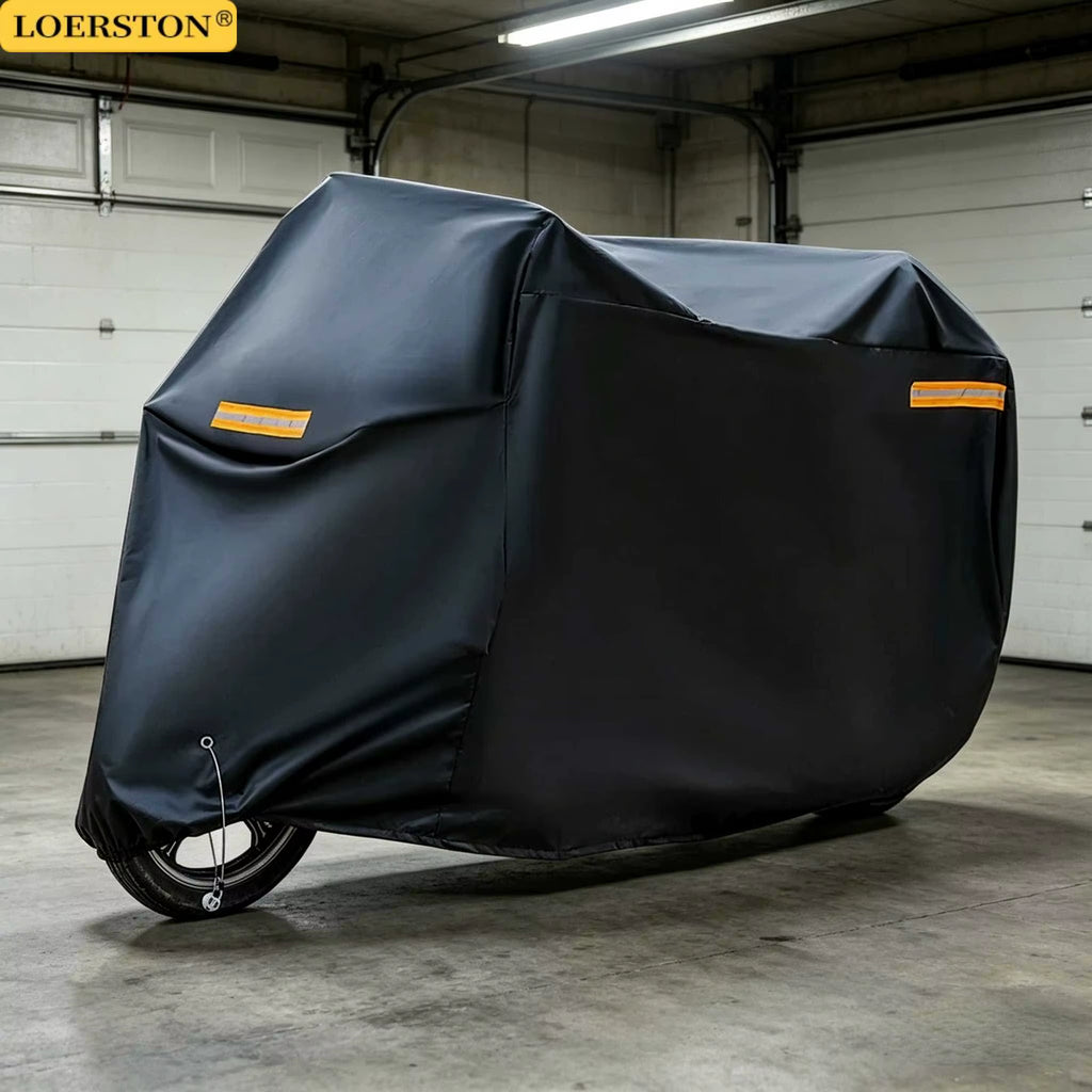 Heavy Duty Waterproof Motorcycle Cover with Lock Holes, XL to 3XL – image 2