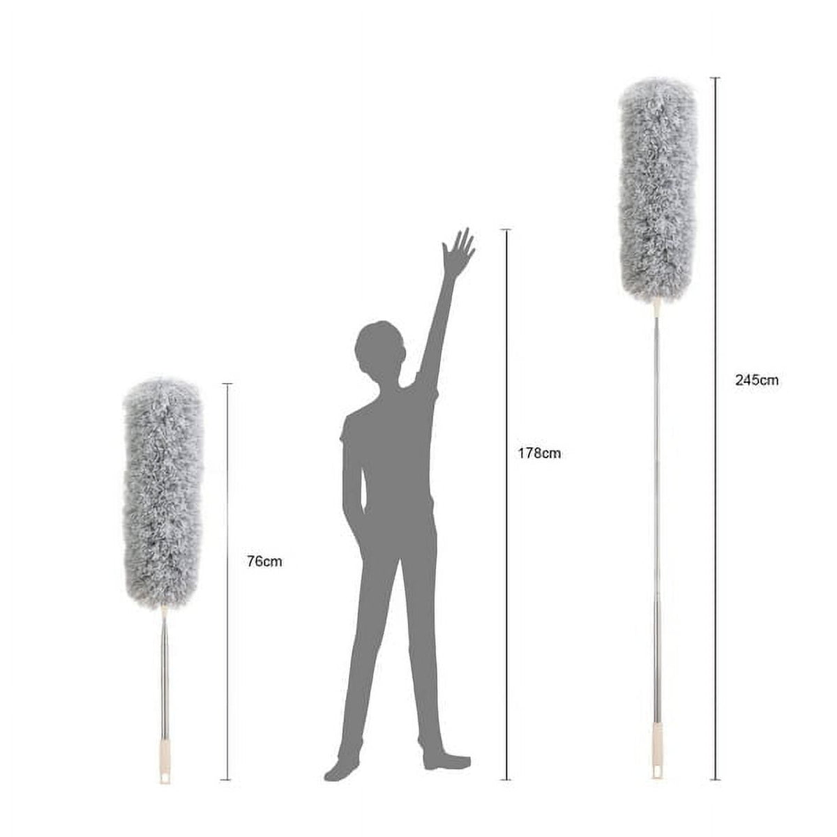 Extendable Duster – Bendable Head with 97-Inch Pole – image 5