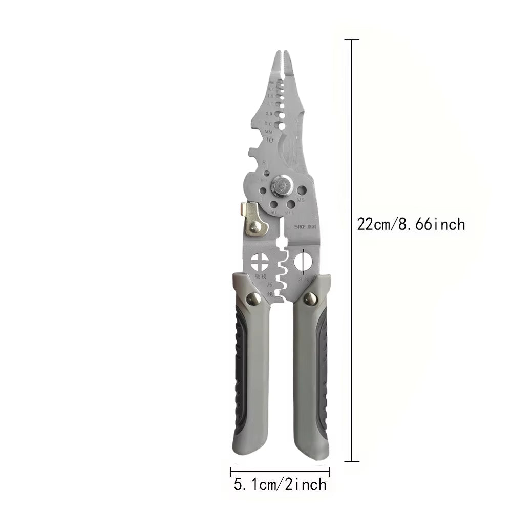 Automatic Electrical Wire Stripper and Crimper Pliers