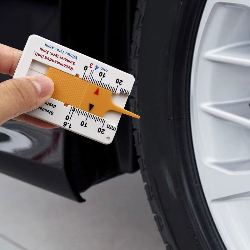Tire Tread Depth Gauge 0-20mm Slide Ruler for Cars & Trucks – image 5