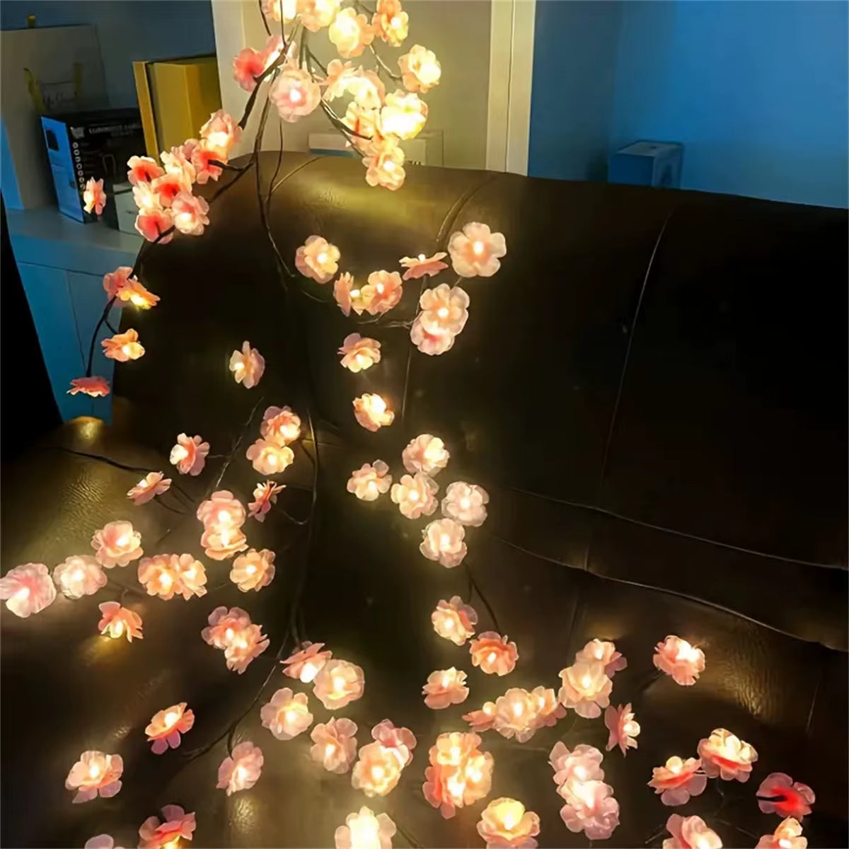 Cherry Blossom LED Branch Lights – 96 LED USB Tree Lamp – image 3