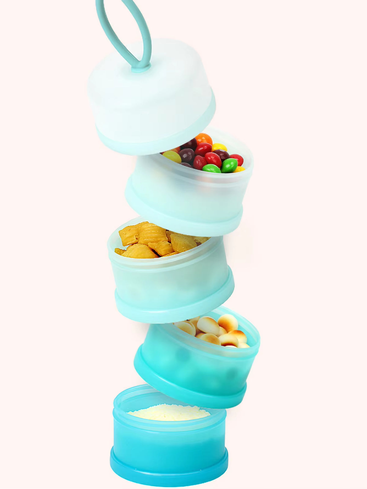 Portable Formula Dispenser Container, Stackable Milk Powder Box – image 6