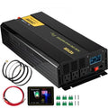 Pure Sine Wave Power Inverter 2500W – 12V DC to 120V AC with Remote