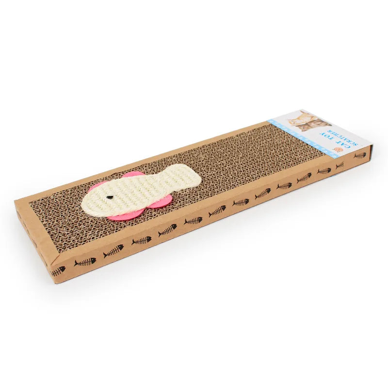 Cat Scratching Board - Corrugated Cardboard Scratch Pad 37x12cm – image 6