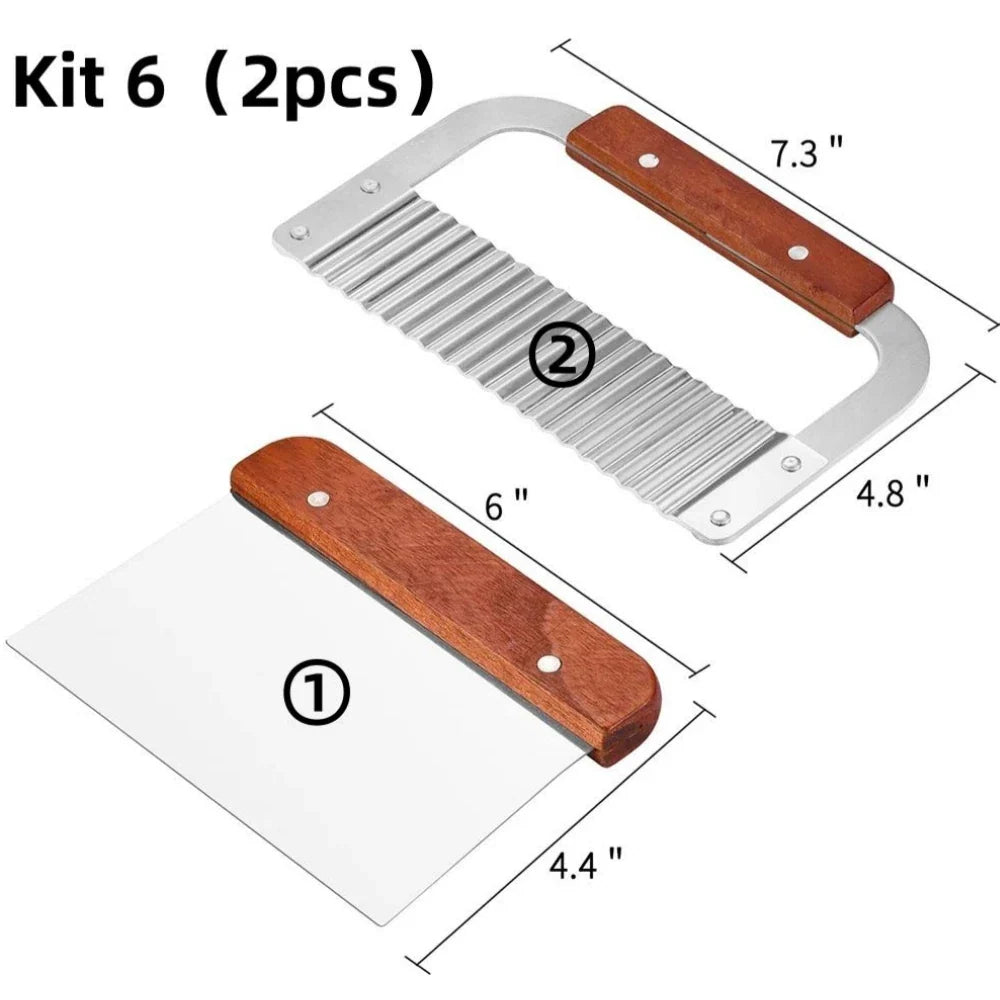 Silicone Soap Mold Kit with Wooden Box and Cutters, 42 oz – image 18