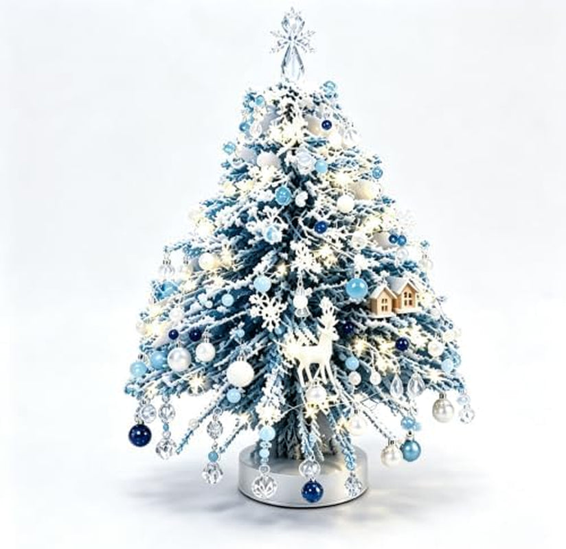 Beaded Christmas Tree Kit - DIY Crystal Craft Set for Adults