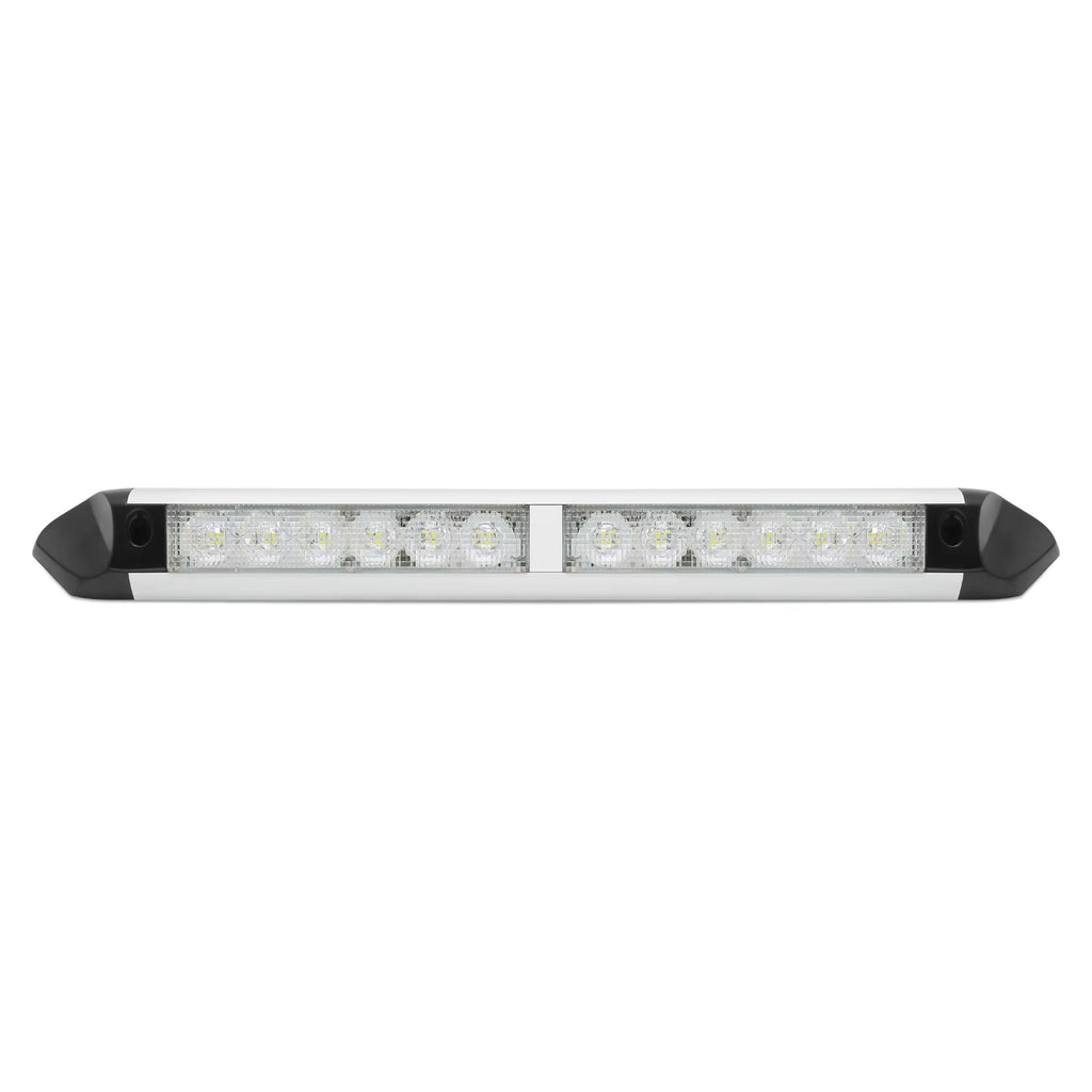 RV Awning Light Bar 12 LED, 12-24V Waterproof Exterior Camper Light