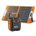 Portable Power Station 200W with 60W Solar Panel, 172.8Wh