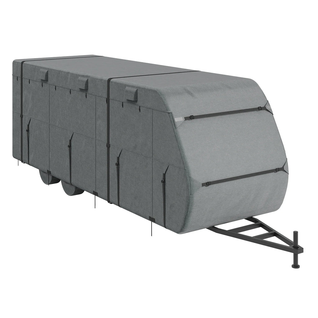 RV Cover for 28-31 ft Travel Trailers, 300D Oxford with Tire Covers – image 10