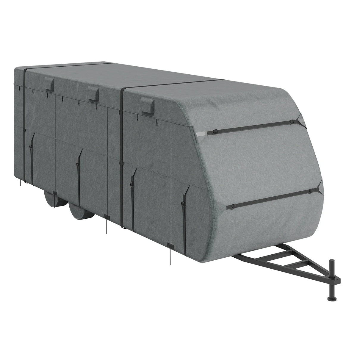 RV Cover for 28-31 ft Travel Trailers, 300D Oxford with Tire Covers – image 10
