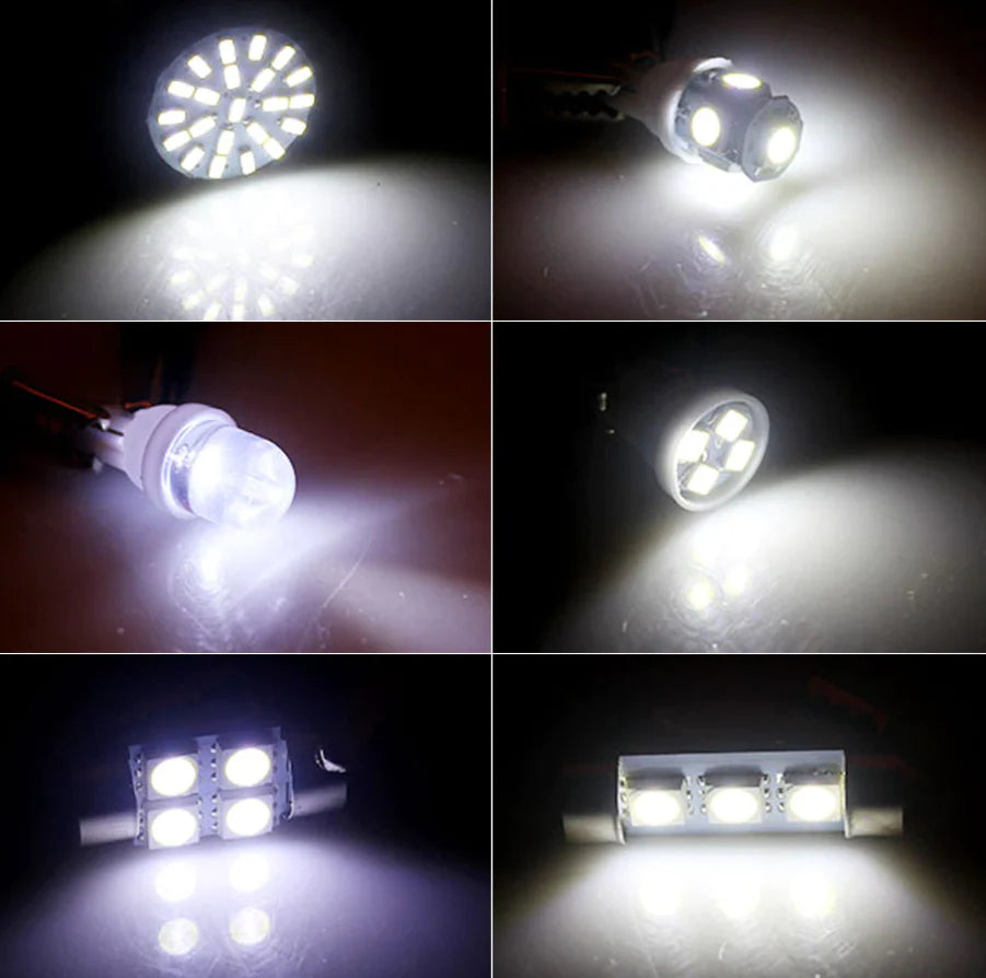 Car Interior LED Bulb Kit, 28 Pieces, 6000K White – image 13